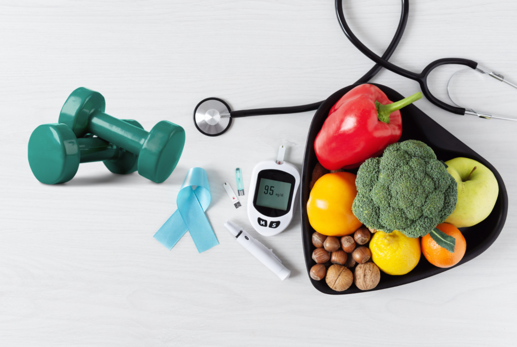 glucometer and fruits (1)